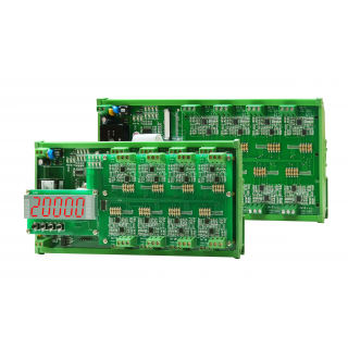 MD150  16迴路循環顯示器/熱電偶/PT100Ω/電壓/電流/輸出RS485監控模組